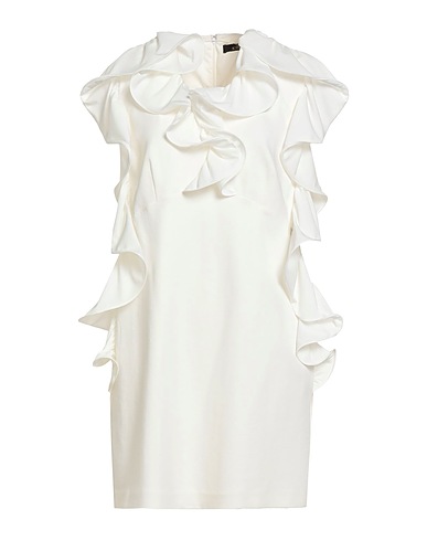 ACTITUDE by TWINSET Short dress White 68% Viscose, 27% Polyamide, 5% Elastane