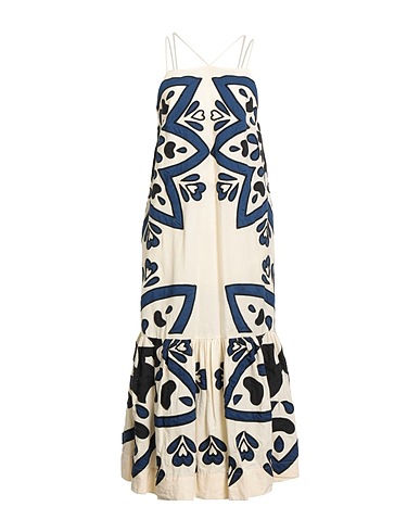 SEA Midi dress 88% Cotton, 12% Linen