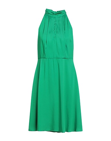 NENETTE Short dress Green 100% Viscose