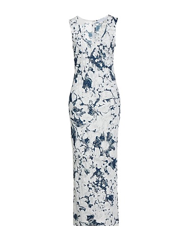 SAMSØE Φ SAMSØE Long dress White 70% Viscose, 30% Organic cotton