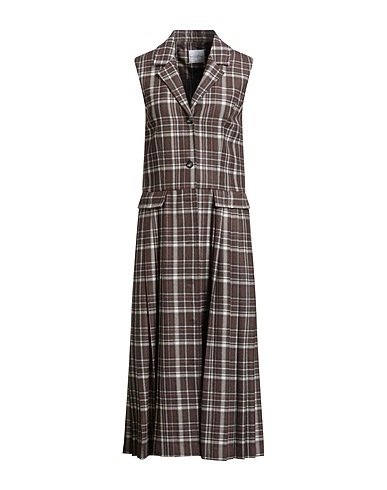 BALLANTYNE Midi dress Light brown 97% Virgin Wool, 3% Elastane