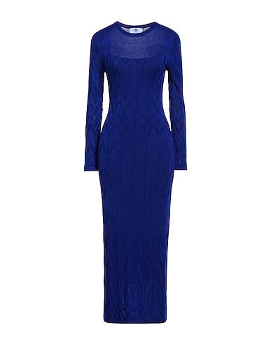 M MISSONI Midi dress Dark purple 77% Polyamide, 23% Elastane