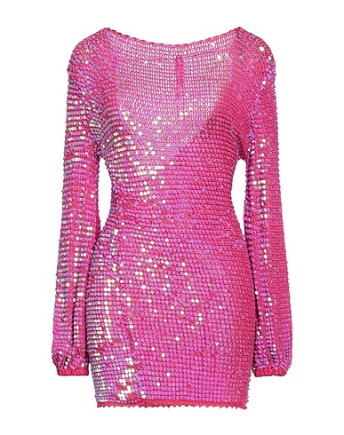 RETROFÊTE Vestito corto Fucsia 100% Viscosa
