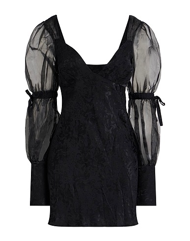 FOR LOVE & LEMONS Short dress Black 51% Lyocell, 49% Viscose