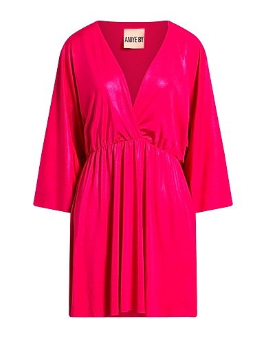 ANIYE BY Короткое платье Фуксия 92% Полиэстер, 8% Эластан