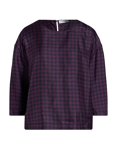 LE TRICOT PERUGIA Seidentop Pflaume 100% Seide