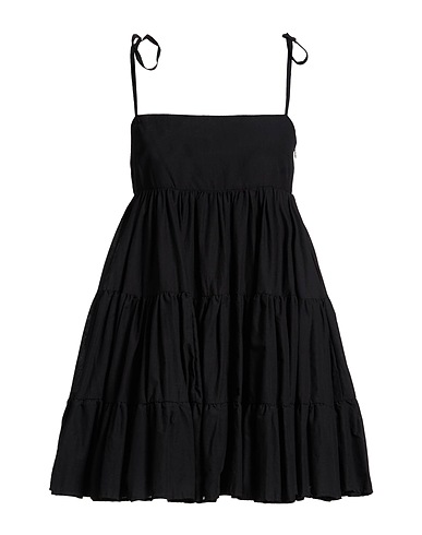 ANIYE BY Short dress NERO 100% Cotton