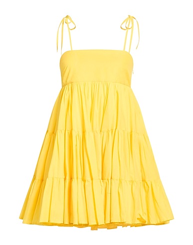 ANIYE BY Short dress GIALLO 100% Cotton