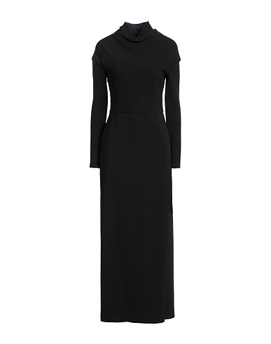 VERSACE Long dress Black 78% Viscose, 22% Acetate