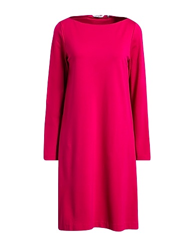 CALIBAN Short dress Fuchsia 65% Viscose, 30% Nylon, 5% Elastane