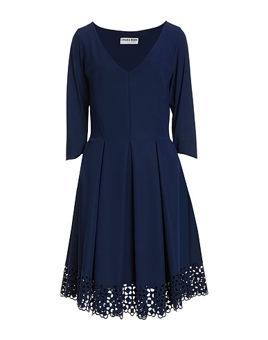 CHIARA BONI LA PETITE ROBE Elegant dress Navy blue 72% Polyamide, 28% Elastane