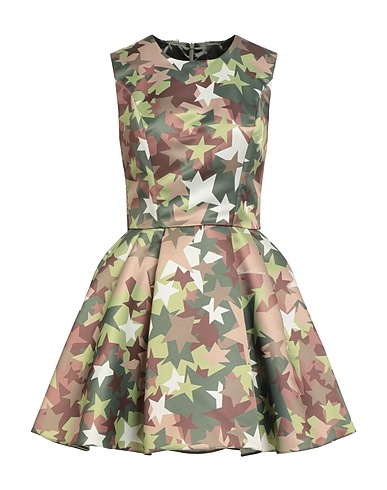 ELISABETTA FRANCHI Short dress Military green 100% Polyester