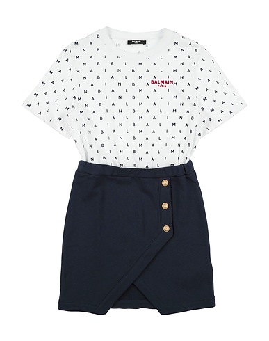 BALMAIN Dress White 100% Cotton