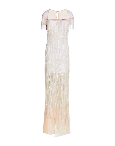 ELISABETTA FRANCHI Long dress Ivory 100% Polyamide