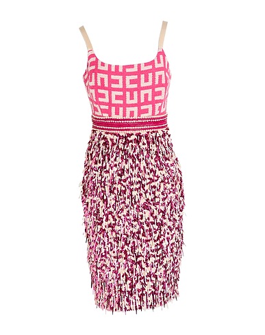 ELISABETTA FRANCHI Elegant dress Pink 84% Polyamide, 16% Elastane, Cotton, Polyester, Acrylic