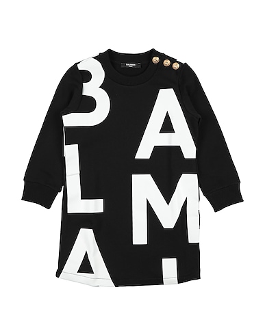 BALMAIN Dress Black 100% Cotton, Elastane