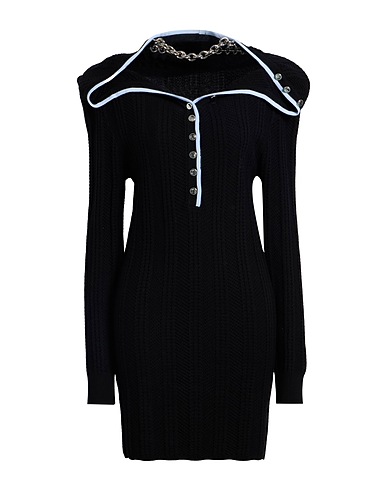 Y/PROJECT Sheath dress Black 100% Merino Wool