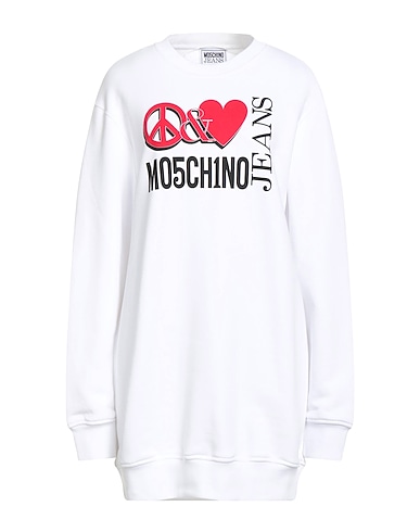 MOSCHINO JEANS Short dress White 100% Cotton