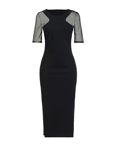 PATRIZIA PEPE Midi dress Black 80% Polyamide, 20% Elastane