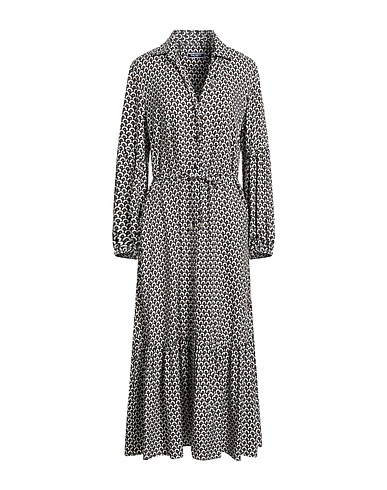 THE ABITO Milano Long dress Black 100% Viscose