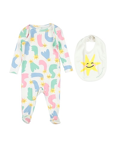 STELLA McCARTNEY KIDS Βρεφικό σετ Λευκό 100% Βαμβάκι