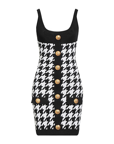 VERSACE Sheath dress Black 100% Viscose