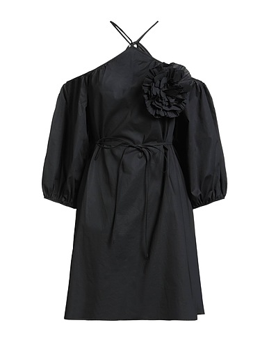 SUOLI Short dress Black 100% Cotton