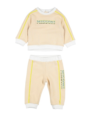 MISSONI KIDS Baby co-ord Beige 100% Cotton