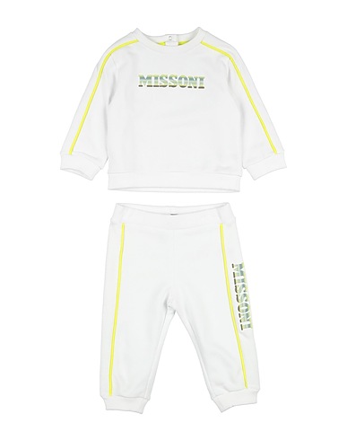 MISSONI KIDS Комплект для малыша Белый 100% Хлопок