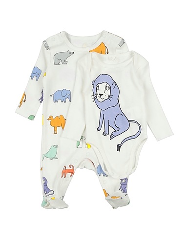 STELLA McCARTNEY KIDS Baby jumpsuit  White 100% Cotton