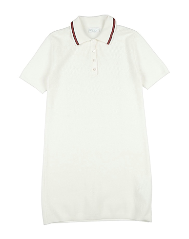 GUCCI Dress Ivory 84% Cotton, 15% Polyamide, 1% Elastane