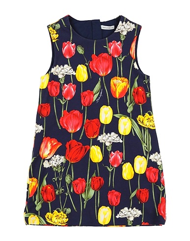 DOLCE&GABBANA Vestido Azul marino 90% Algodón, 10% Elastán