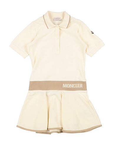 MONCLER Kleid Elfenbein 58% Baumwolle, 38% Polyamid, 4% Elastan