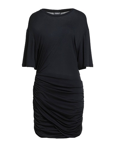 DONDUP Short dress 62% Viscose, 34% Modal, 4% Silk