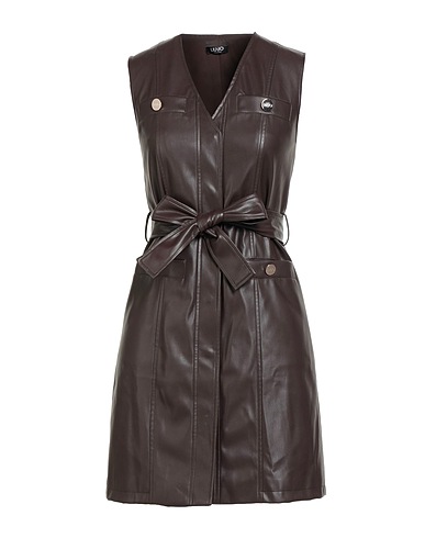 LIU •JO Robe courte Chocolat 100% Polyester