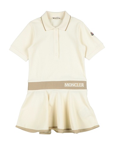 MONCLER Dress Ivory 58% Cotton, 38% Polyamide, 4% Elastane