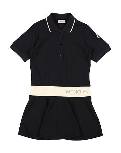 MONCLER Dress Midnight blue 58% Cotton, 38% Polyamide, 4% Elastane