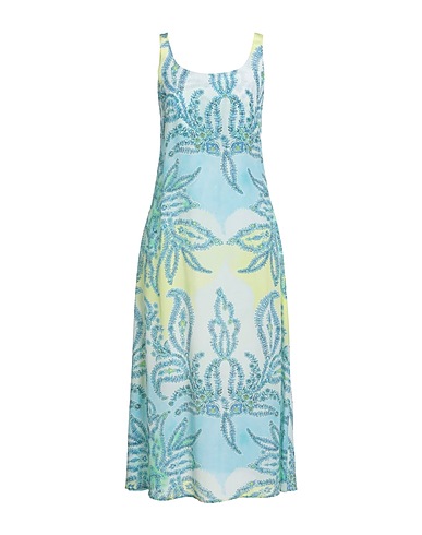 MALÌPARMI Midi dress Azure 100% Viscose