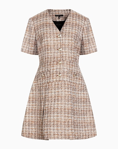 MAJE Летнее платье 46% Хлопок, 35% Вискоза, 11% Акрил, 5% Металлическое волокно, 3% Полиамид