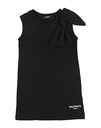 BALMAIN Kleid Schwarz 100% Baumwolle