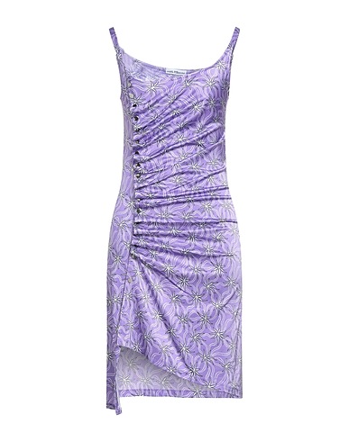 RABANNE Short dress Lilac 90% Viscose, 10% Elastane