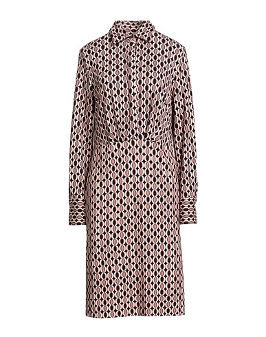 ROBERT FRIEDMAN Midi dress Black 90% Viscose, 7% Polyamide, 3% Elastane