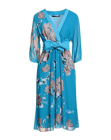 ANNARITA N Midi dress TURCHESE 100% Polyester