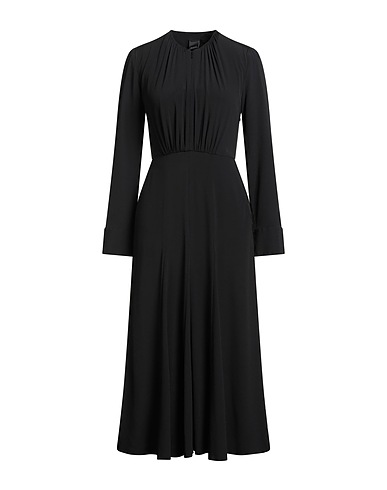 PINKO Midi dress Black 69% Acetate, 31% Silk