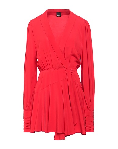 PINKO Vestito corto Rosso 69% Acetato, 31% Seta