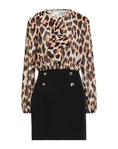 GAUDÌ Sheath dress Black 100% Polyester, Elastane