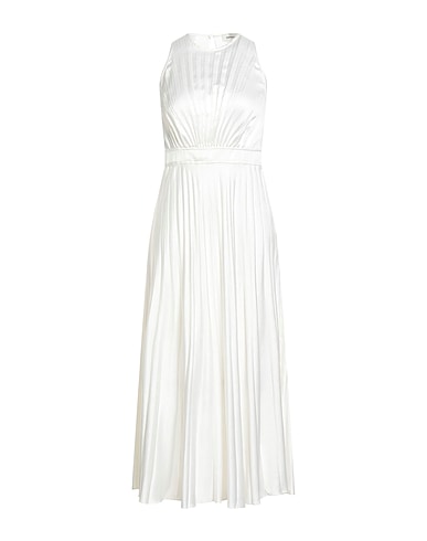 SANDRO Midi dress Off white 100% Polyester