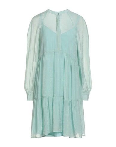 CROCHÈ Hemdkleid Säuregrün 80% Viskose, 20% Polyamid