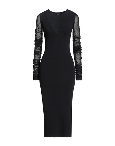 PINKO Midi dress Black 65% Viscose, 35% Polyamide