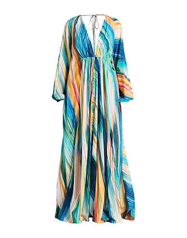 ALANUI Long dress Azure 100% Cotton